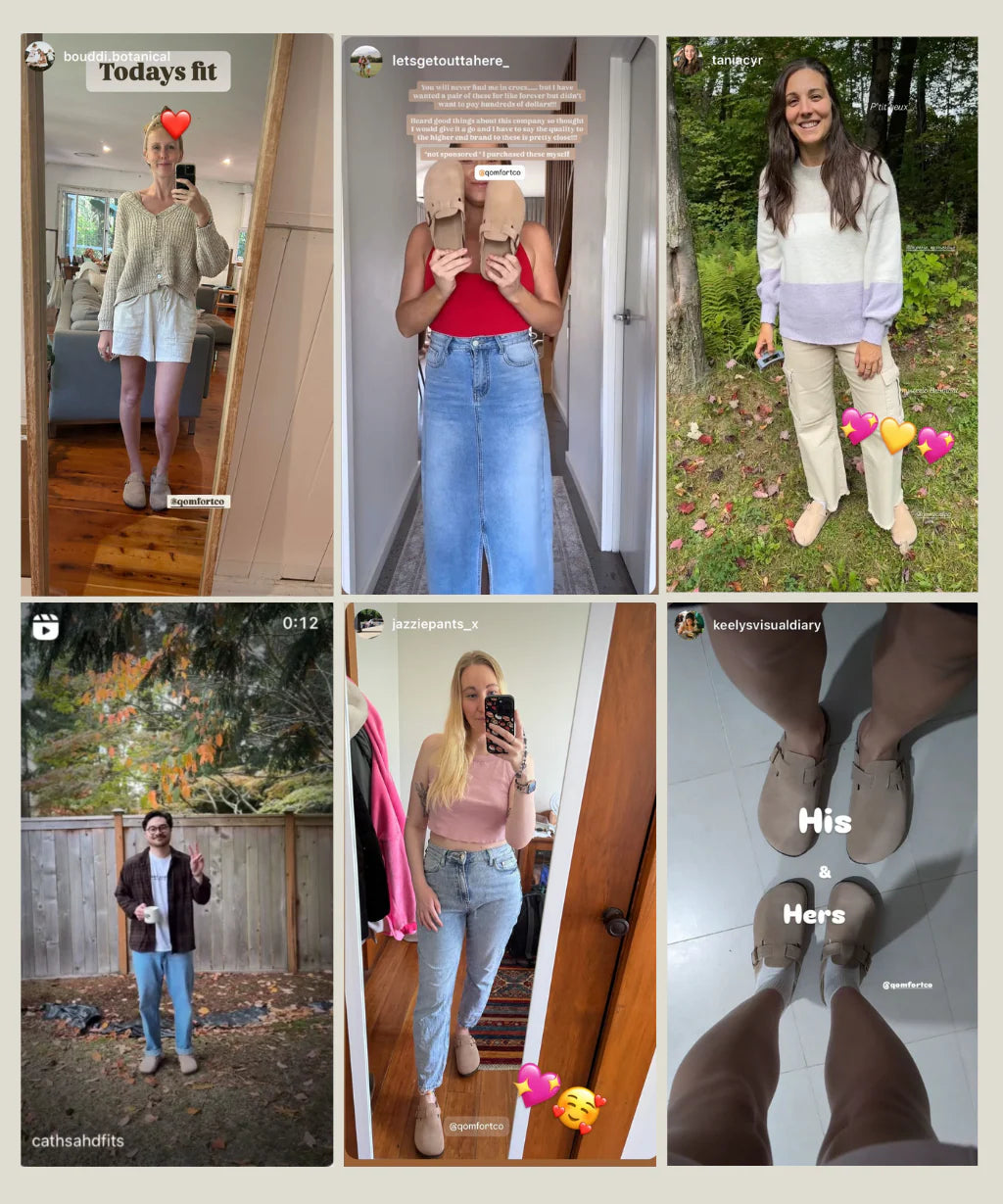 Genuine Suede Clogs by Qomforta