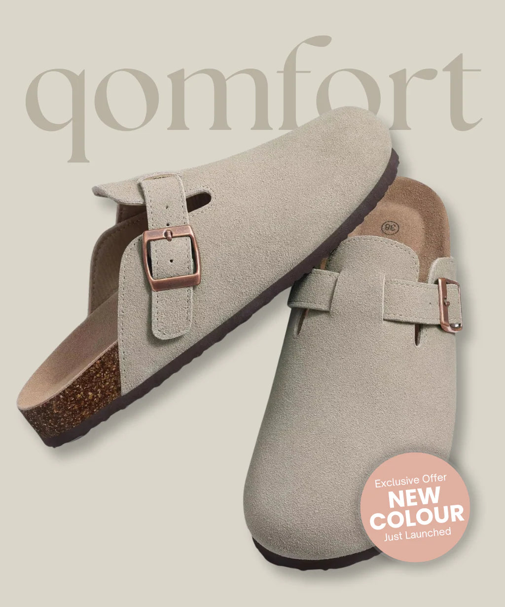 Genuine Suede Clogs by Qomforta